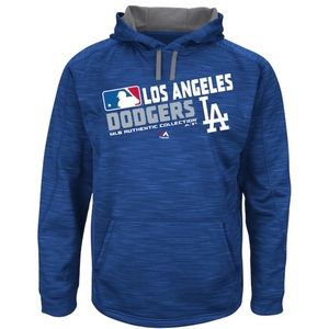 LA Dodgers Majestic Therma Base Fleece Hoodie